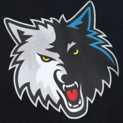 Mitchell & Ness Hoodies & Sweatshirts-Game Time Fleece Hoodie Vintage Logo Minnesota Timberwolves
