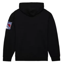 Mitchell & Ness Hoodies & Sweatshirts-Game Time Fleece Hoodie Vintage Logo New York Rangers