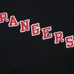 Mitchell & Ness Hoodies & Sweatshirts-Game Time Fleece Hoodie Vintage Logo New York Rangers