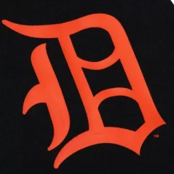 Mitchell & Ness Hoodies & Sweatshirts-Game Time Fleece Hoodie Vintage Logo Detroit Tigers