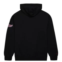 Mitchell & Ness Hoodies & Sweatshirts-Game Time Fleece Hoodie Vintage Logo Detroit Pistons