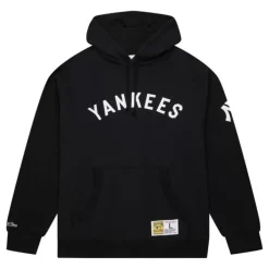 Mitchell & Ness Hoodies & Sweatshirts-Game Time Fleece Hoodie Vintage Logo New York Yankees