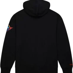 Mitchell & Ness Hoodies & Sweatshirts-Game Time Fleece Hoodie Vintage Logo Golden State Warriors