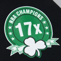 Mitchell & Ness Hoodies & Sweatshirts-Game Time Fleece Hoodie Vintage Logo Boston Celtics