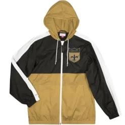 Mitchell & Ness Jackets & Outerwear-Gameday Lightweight Windbreaker New Orleans Saints