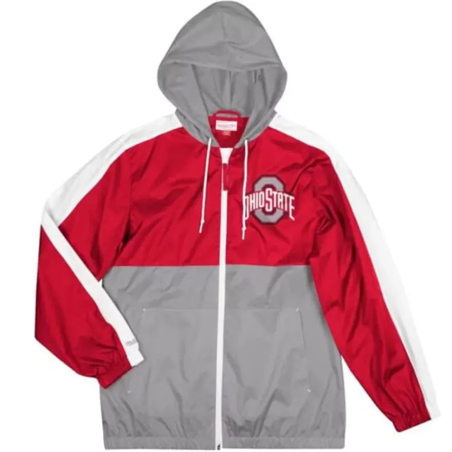 Mitchell & Ness Jackets & Outerwear-Gameday Lightweight Windbreaker Ohio State
