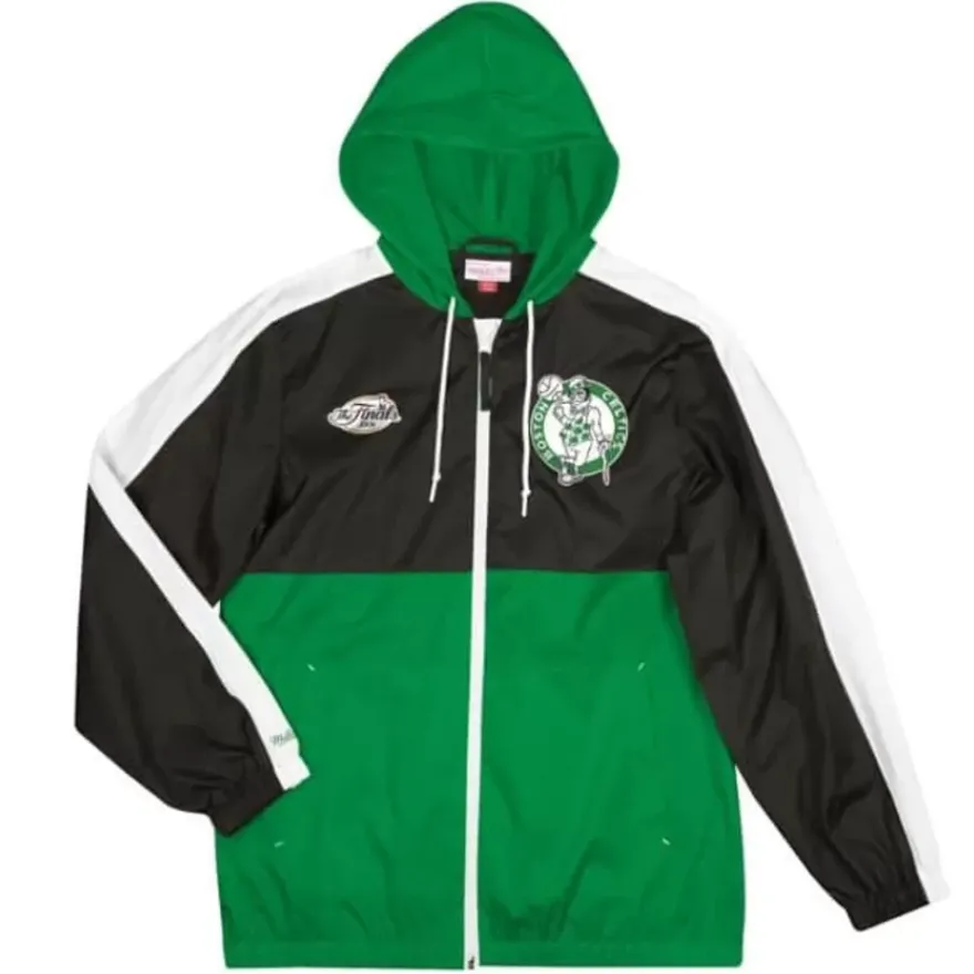Mitchell & Ness Jackets & Outerwear-Gameday Lightweight Windbreaker Boston Celtics