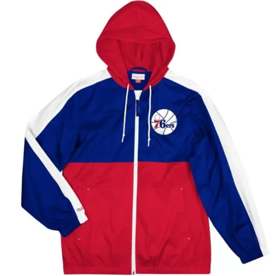 Mitchell & Ness Jackets & Outerwear-Gameday Lightweight Windbreaker Philadelphia 76Ers