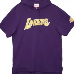 Mitchell & Ness T-Shirts & Tops-Gameday Ss Ft Hoodie Los Angeles Lakers