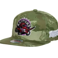 Mitchell & Ness Fitted-Ghost Camo Stretch Fitted Hwc Toronto Raptors