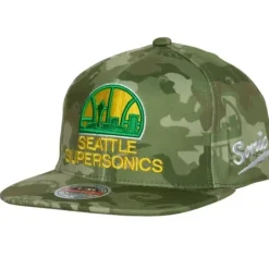 Mitchell & Ness Fitted-Ghost Camo Stretch Fitted Hwc Seattle Supersonics