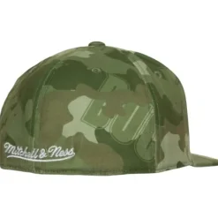 Mitchell & Ness Fitted-Ghost Camo Stretch Fitted Hwc Milwaukee Bucks