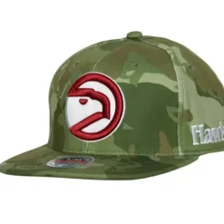 Mitchell & Ness Fitted-Ghost Camo Stretch Fitted Hwc Atlanta Hawks