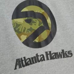 Mitchell & Ness Hoodies & Sweatshirts-Ghost Green Camo Hoodie Atlanta Hawks