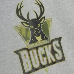 Mitchell & Ness Hoodies & Sweatshirts-Ghost Green Camo Hoody Milwaukee Bucks