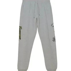 Mitchell & Ness Pants-Ghost Green Camo Sweatpants Los Angeles Lakers