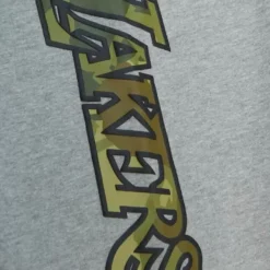 Mitchell & Ness Pants-Ghost Green Camo Sweatpants Los Angeles Lakers