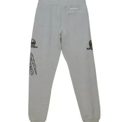 Mitchell & Ness Pants-Ghost Green Camo Sweatpants Seattle Supersonics