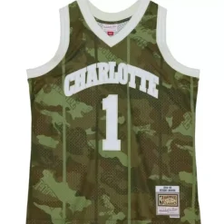 Mitchell & Ness Nba Swingman-Ghost Green Camo Swingman Muggsy Bogues Charlotte Hornets 1994-95 Jersey
