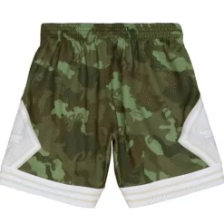 Mitchell & Ness Shorts-Ghost Green Camo Swingman Chicago Bulls 1997-98 Shorts
