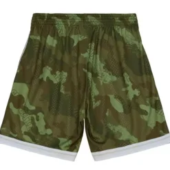 Mitchell & Ness Shorts-Ghost Green Camo Swingman Charlotte Hornets 1992-93 Shorts