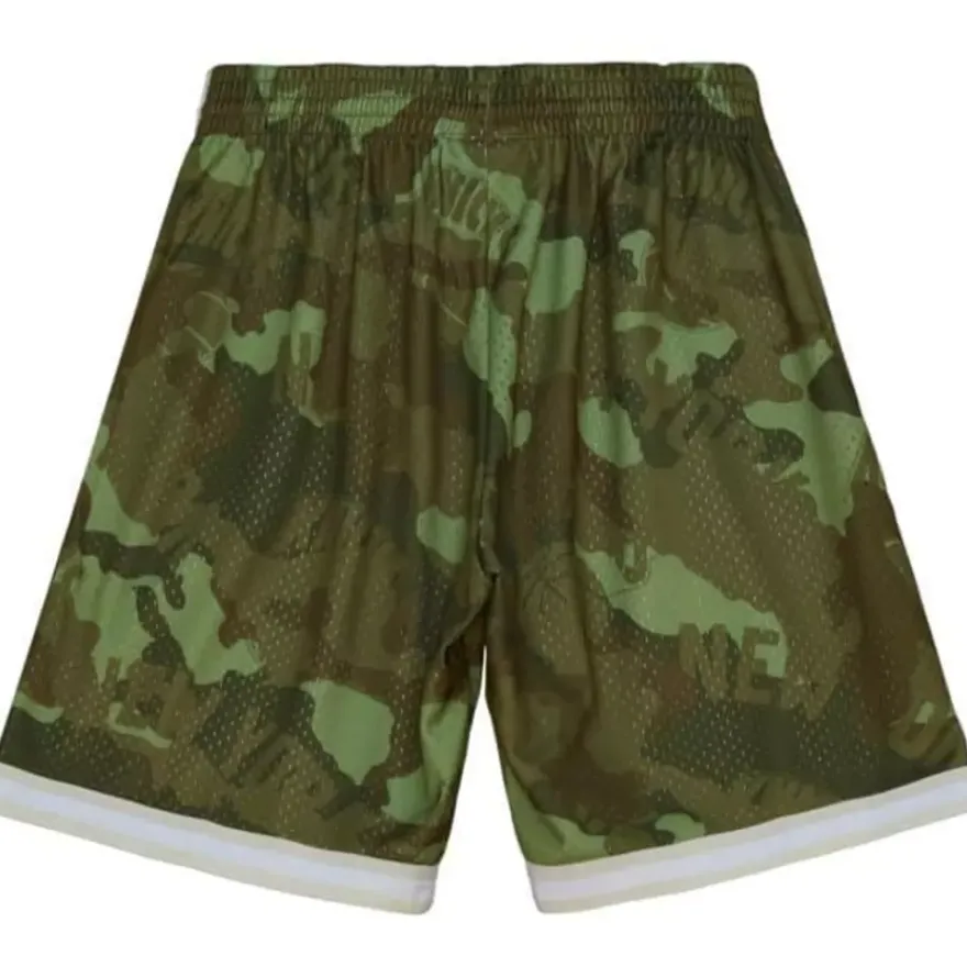 Mitchell & Ness Shorts-Ghost Green Camo Swingman New York Knicks 1991-92 Shorts