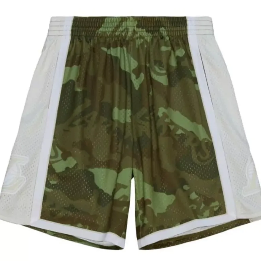 Mitchell & Ness Shorts-Ghost Green Camo Swingman Los Angeles Lakers 1996-97 Shorts