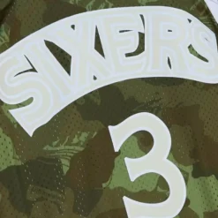 Mitchell & Ness Nba Swingman-Ghost Green Camo Swingman Allen Iverson Philadelphia 76Ers 1996-97 Jersey