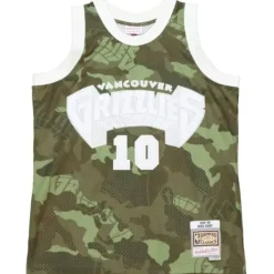 Mitchell & Ness Nba Swingman-Ghost Green Camo Swingman Mike Bibby Vancouver Grizzlies 1998-99 Jersey