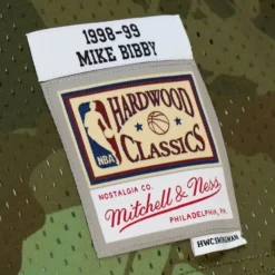 Mitchell & Ness Nba Swingman-Ghost Green Camo Swingman Mike Bibby Vancouver Grizzlies 1998-99 Jersey