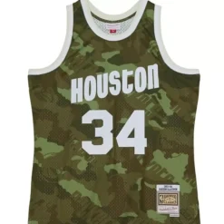 Mitchell & Ness Nba Swingman-Ghost Green Camo Swingman Hakeem Olajuwon Houston Rockets 1993-94 Jersey