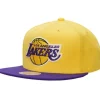 Mitchell & Ness Snapback-Glow Team Snapback Hwc Los Angeles Lakers