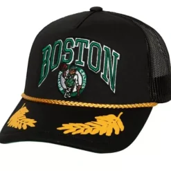 Mitchell & Ness Snapback-Gold Leaf Trucker Boston Celtics