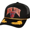 Mitchell & Ness Snapback-Gold Leaf Trucker Hwc New York Knicks