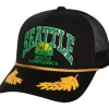 Mitchell & Ness Snapback-Gold Leaf Trucker Hwc Seattle Supersonics