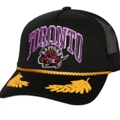 Mitchell & Ness Snapback-Gold Leaf Trucker Hwc Toronto Raptors