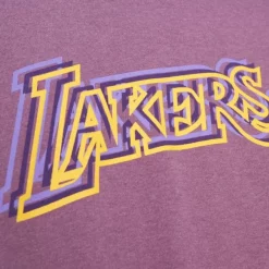 Mitchell & Ness T-Shirts & Tops-Golden Hour Glaze Ss Tee Los Angeles Lakers
