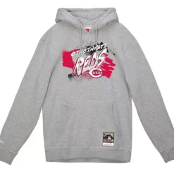 Mitchell & Ness Hoodies & Sweatshirts-Graff Hoodie Cincinnati Reds