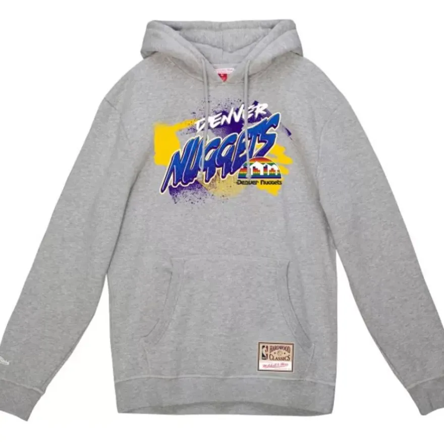 Mitchell & Ness Hoodies & Sweatshirts-Graff Hoodie Denver Nuggets