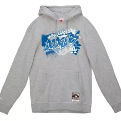 Mitchell & Ness Hoodies & Sweatshirts-Graff Hoodie Los Angeles Dodgers