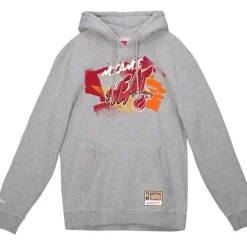 Mitchell & Ness Hoodies & Sweatshirts-Graff Hoodie Miami Heat
