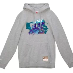 Mitchell & Ness Hoodies & Sweatshirts-Graff Hoodie Utah Jazz