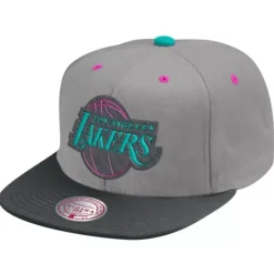 Mitchell & Ness Snapback-Grey Wolf Mags Snapback Los Angeles Lakers