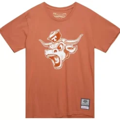 Mitchell & Ness T-Shirts & Tops-Growling Bevo Tee University Of Texas At Austin