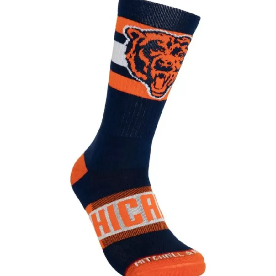 Mitchell & Ness Accessories-Hail Mary Crew Socks Chicago Bears
