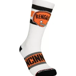Mitchell & Ness Accessories-Hail Mary Crew Socks Cincinnati Bengals