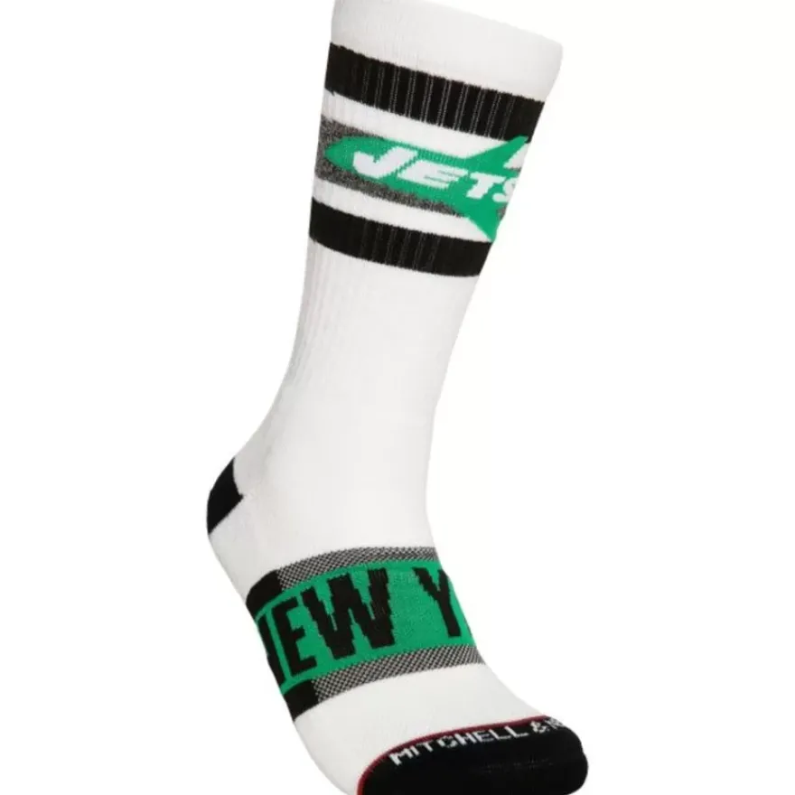 Mitchell & Ness Accessories-Hail Mary Crew Socks New York Jets