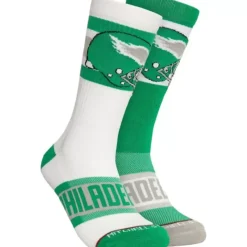 Mitchell & Ness Accessories-Hail Mary Crew Socks Philadelphia Eagles