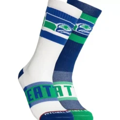 Mitchell & Ness Accessories-Hail Mary Crew Socks Seattle Seahawks