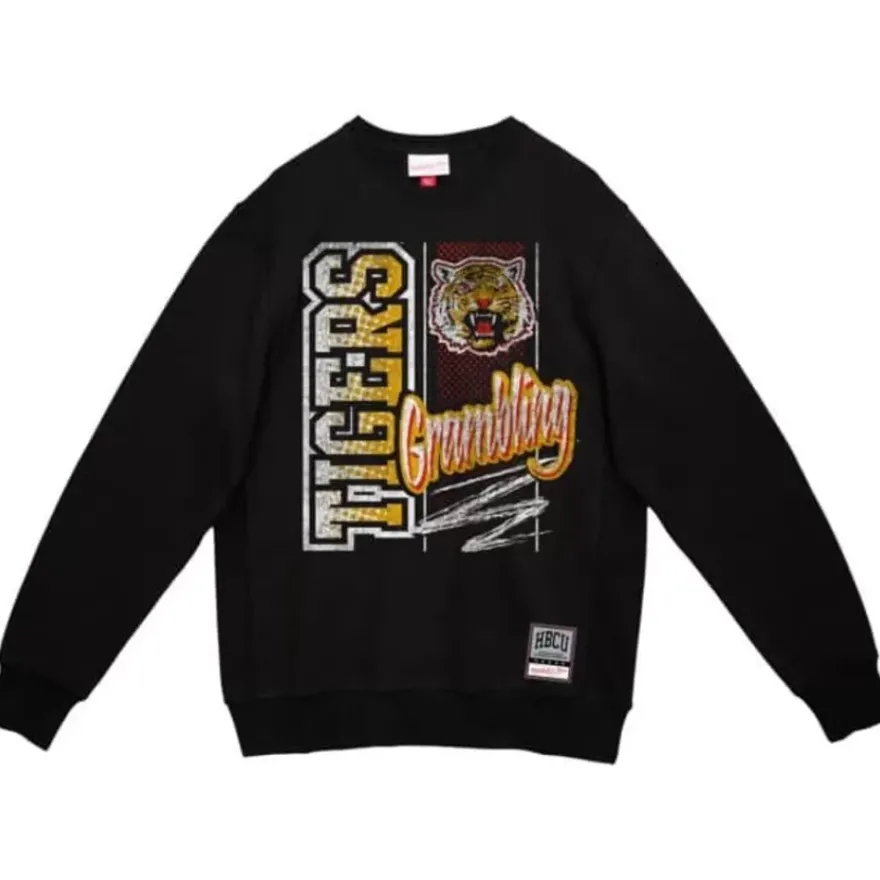Mitchell & Ness Hoodies & Sweatshirts-Halftime Script Crew Grambling State University